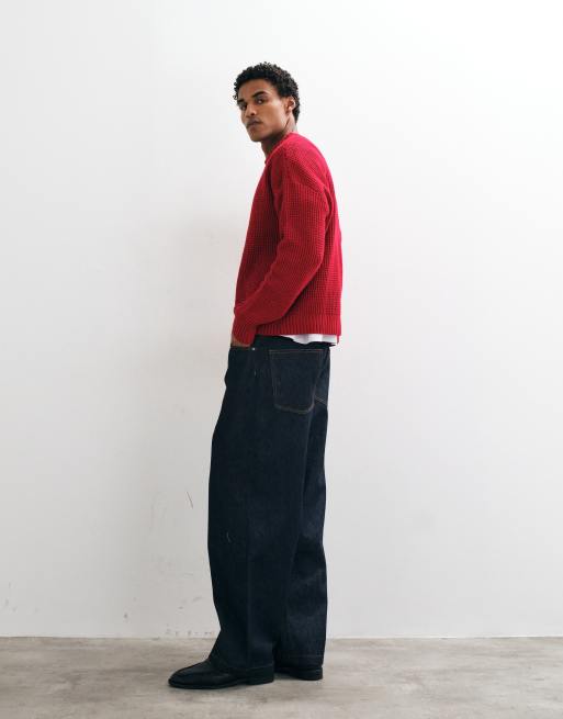ASOS DESIGN baggy jeans in raw indigo, 9 of 10