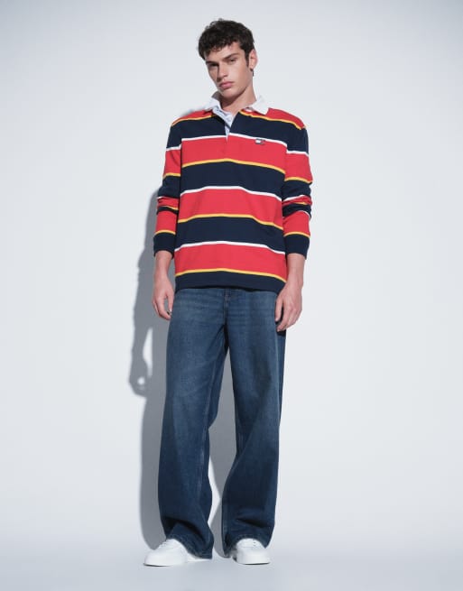 ASOS DESIGN – Baggy-Jeans in verwaschenem Dunkelblau mit Vintage-Waschung, 1 von 5