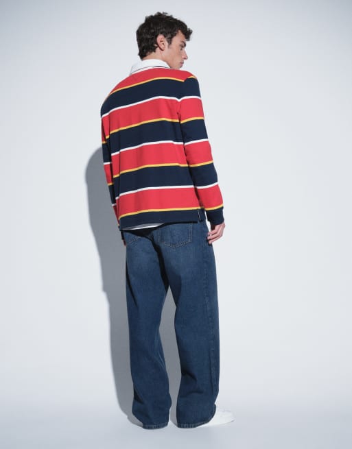 ASOS DESIGN – Baggy-Jeans in verwaschenem Dunkelblau mit Vintage-Waschung, 5 von 5