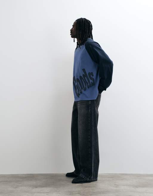 ASOS DESIGN Baggy-Jeans in verwaschenem Grau, 5 von 5