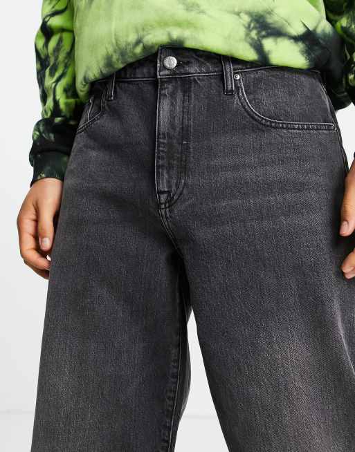 ASOS DESIGN baggy jeans in washed black | ASOS