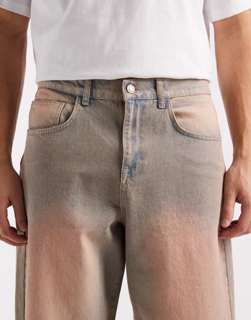 ASOS DESIGN baggy jeans in washed pink, 5 of 5