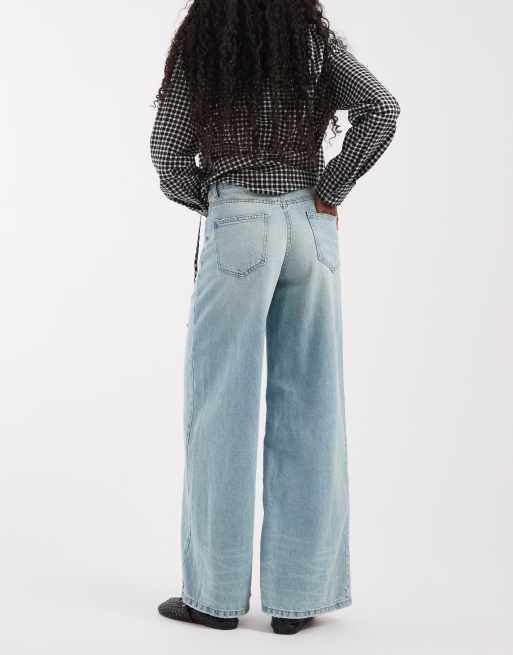 ASOS DESIGN baggy jeans med brede ben i lys vask blå, 2 af 5
