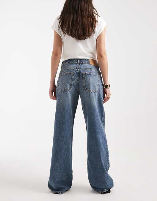 ASOS DESIGN - Baggy jeans med lav talje og vintage-vask, 2 af 5