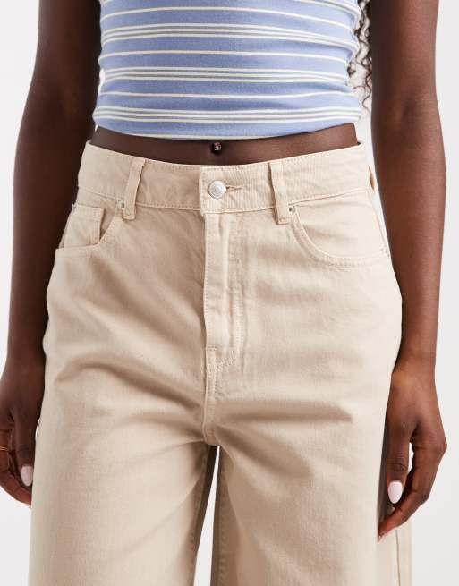 ASOS DESIGN baggy jeans med vida ben i mocha, 5 av 5