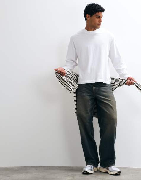 ASOS DESIGN - Baggy jeans met vintage donkere wassing - view 1
