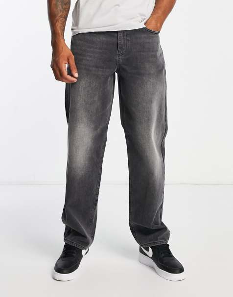 ASOS DESIGN - Baggy jeans met zwarte wassing - view 1