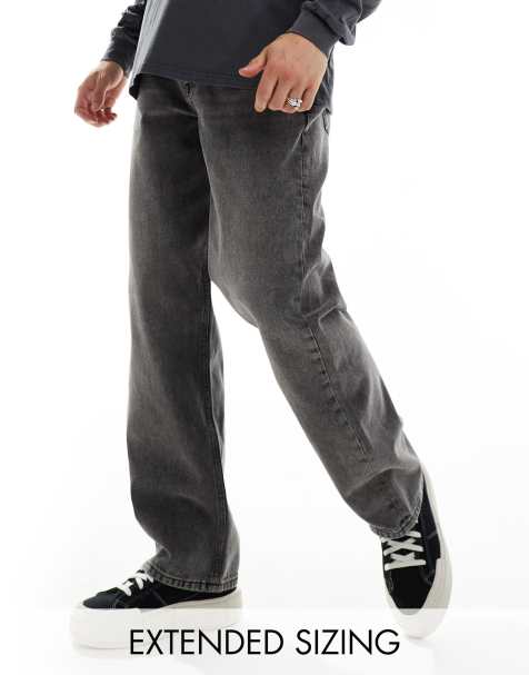 ASOS DESIGN - Baggy jeans met zwarte wassing - view 1