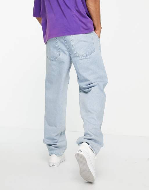 ASOS DESIGN baggy jeans with landscape print - part of a set