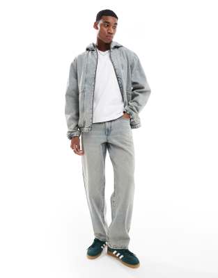 ASOS DESIGN ASOS DESIGN baggy jeans with vintage tint in light wash blue