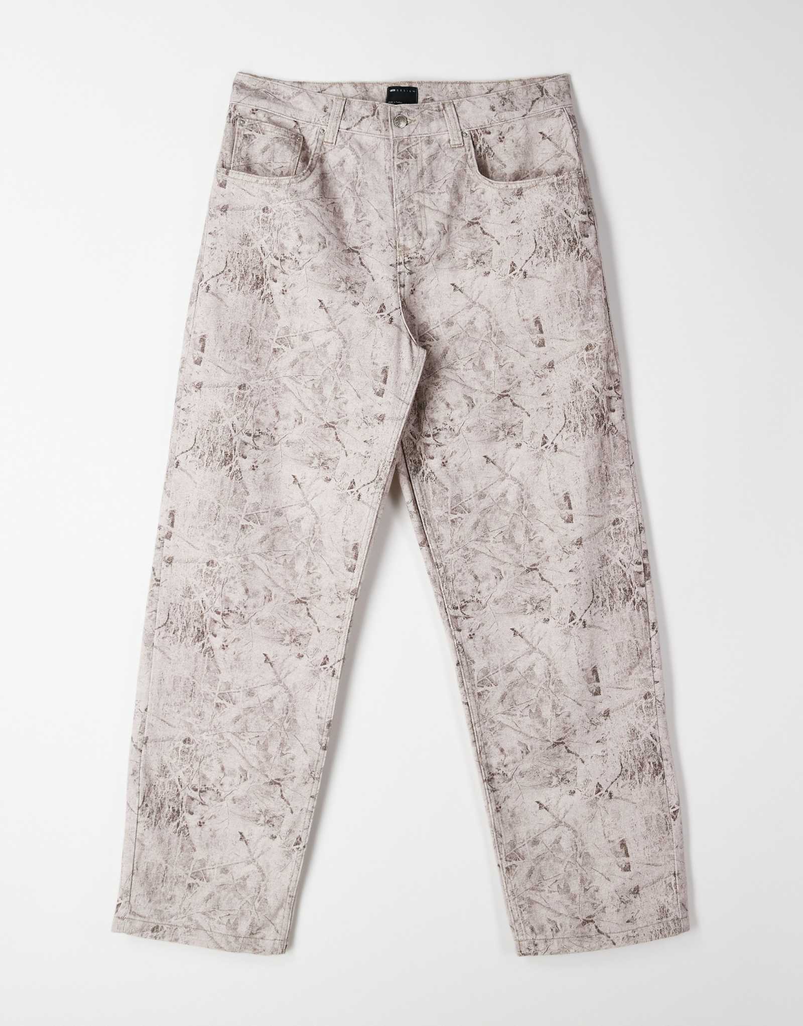 ДИЗАЙНЕРСКИЕ мешковатые брюки ASOS с принтом по всей поверхности