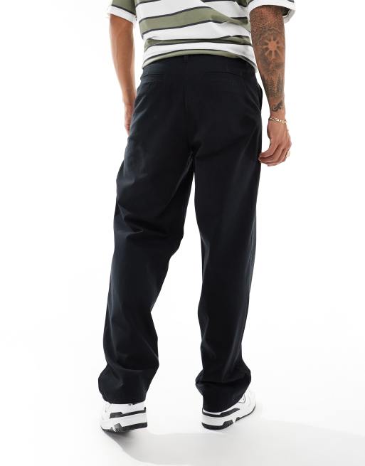 ASOS DESIGN baggy pants in black | ASOS
