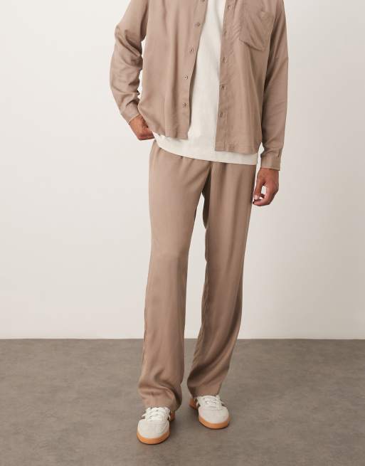 ASOS DESIGN baggy pants in brown - part of a set, 2 of 5