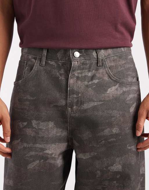 ASOS DESIGN baggy pants in camo print, 4 of 5