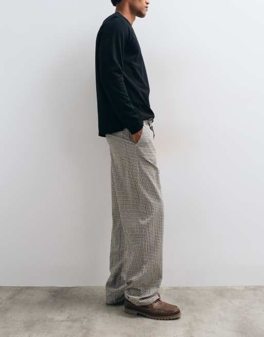 ASOS DESIGN baggy pants in check pattern, 2 of 5