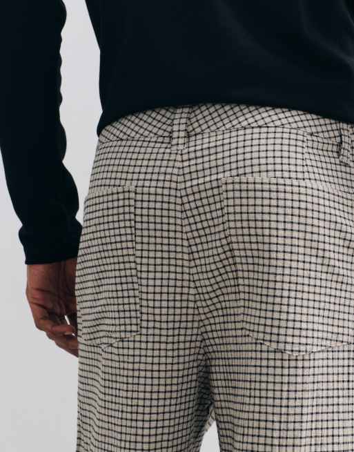 ASOS DESIGN baggy trouser in check pattern, 5 of 5