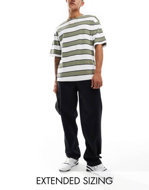 ASOS DESIGN baggy trousers in black - view 1