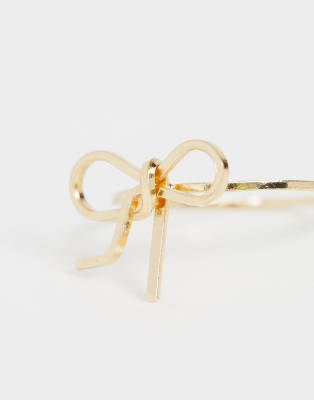 Asos DesignBague Doré Avec Nœud D'auriculaire 34SLq5jcAR