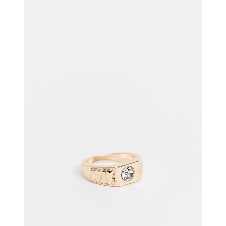 Bague pierre online transparente