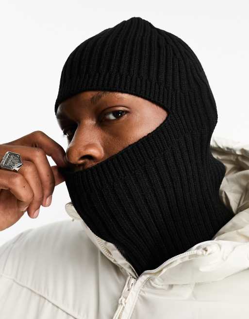 ASOS DESIGN balaclava in black