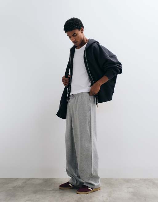 ASOS DESIGN – Ballon-Jogginghose in meliertem Grau mit Oversize-Schnitt , 2 von 5