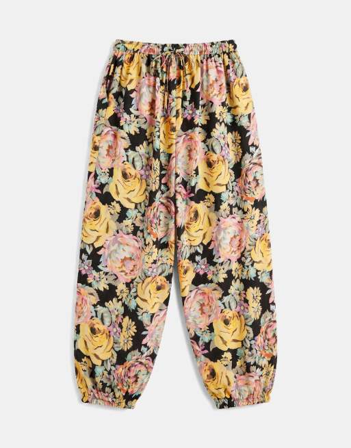ASOS DESIGN – Ballon-Schlupfhose mit Blumenmuster, Kombiteil, 6 von 7