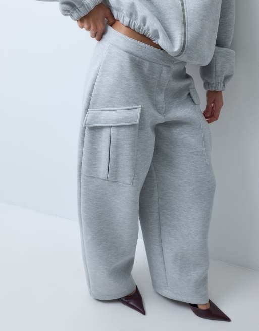 ASOS DESIGN ballonbukser i grå som sæt, 5 af 5