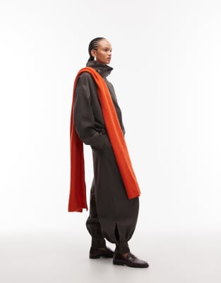 ASOS DESIGN - Ballonhose in Anthrazit mit Beinbündchen-Grau