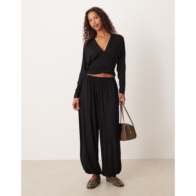 アメリヴィンテージBALLOON TOP WITH WIDE PANTS SET AMERI BALLOON