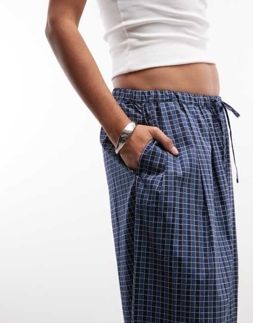 ASOS DESIGN balloon pants in check, 2 of 5