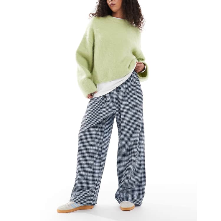 ASOS DESIGN balloon pants in gingham | ASOS