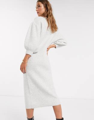 balloon sleeve dress asos