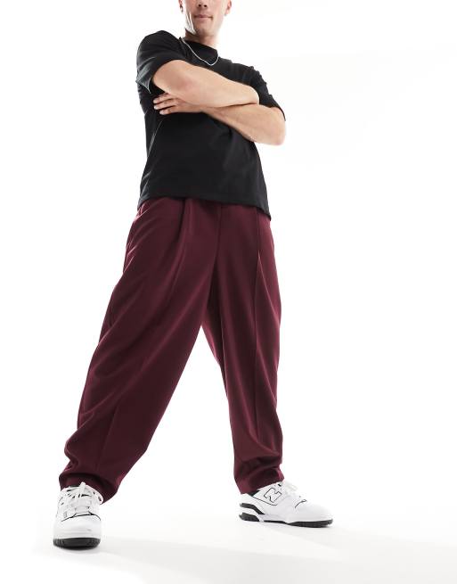 adidas Originals TLRD balloon pants in red, ASOS