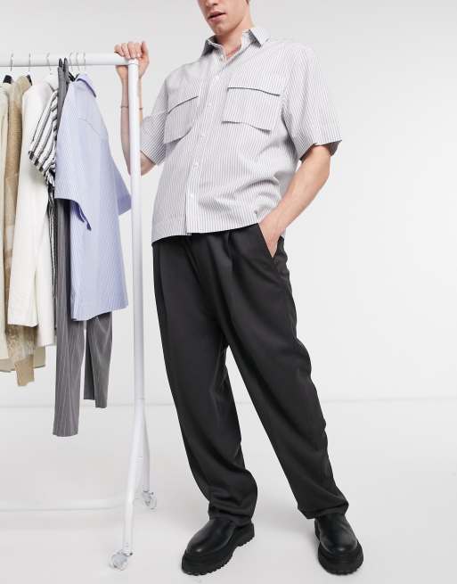 MEER☆WRAP BALLOON PANTS/CHARCOALの+fauthmoveis.com.br