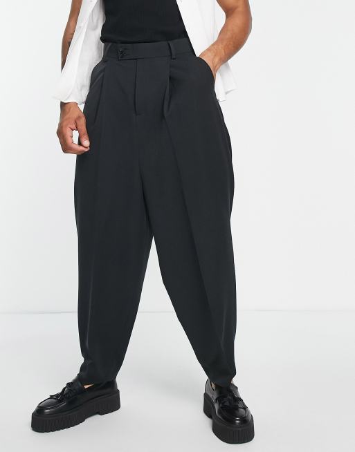 ASOS DESIGN high waist balloon tapered pants - Chicagoings