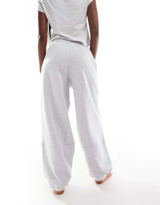 ASOS DESIGN balloon sweatpants in heather gray