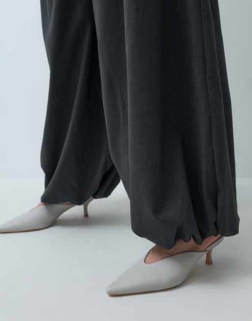 ASOS DESIGN balloonjogger in grijs, 4 van 5