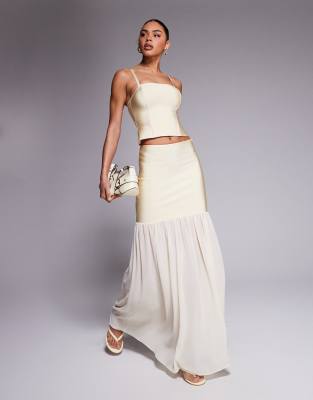 Asos Design Bandage Cami Top In Yellow