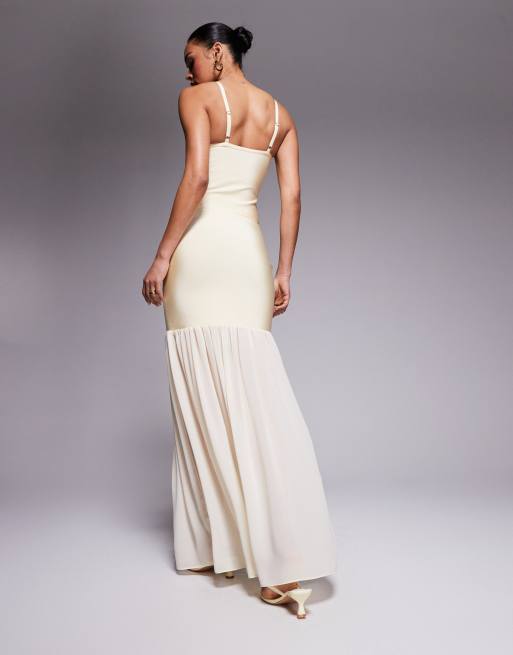 ASOS DESIGN bandage cami top in buttermilk - part of a set, 4 of 4