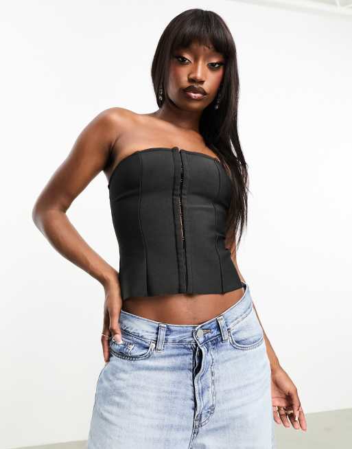 Plus Bandage Corset Top