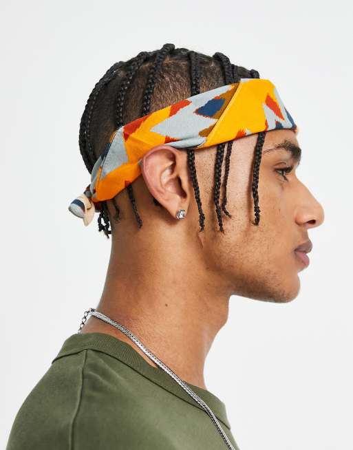 ASOS DESIGN – Bandana w aztecki wzór