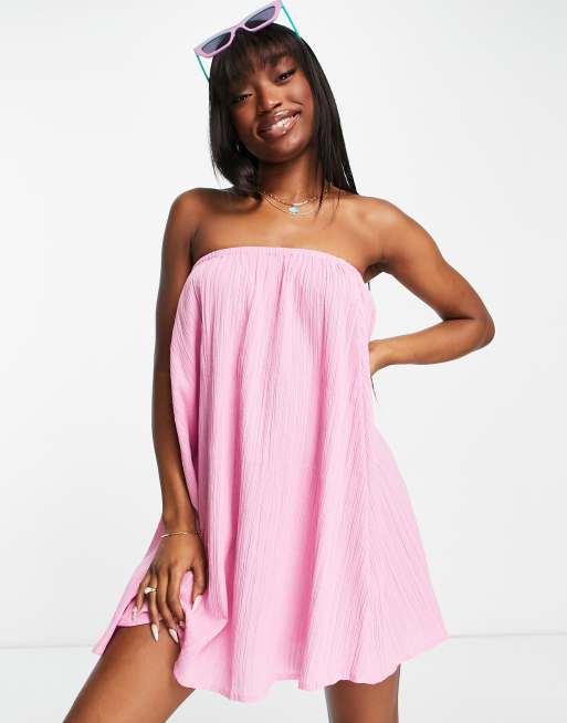 Strapless beach clearance dress