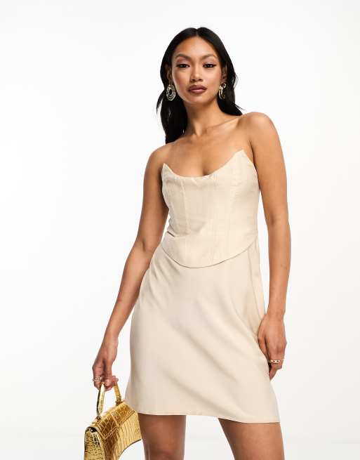 Bandeau slip hot sale dress