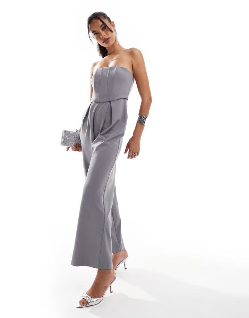 Silver jumpsuit asos online