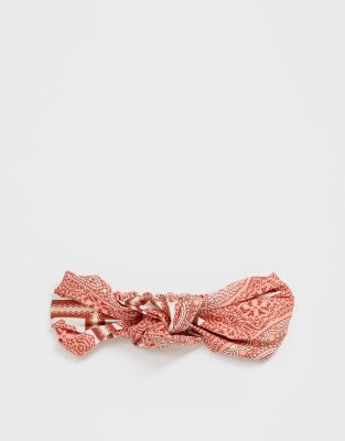 Imprimé Le Asos Devant Sur DesignBandeau Avec Nœud Vintage 5S4R3ALqjc