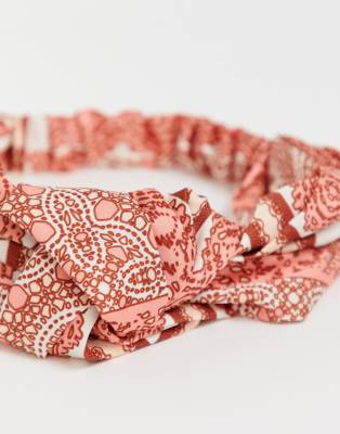 Imprimé Le Asos Devant Sur DesignBandeau Avec Nœud Vintage 5S4R3ALqjc
