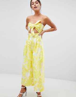 asos yellow jumpsuit