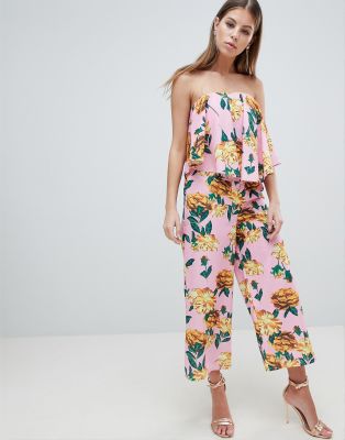 floral pink jumpsuit