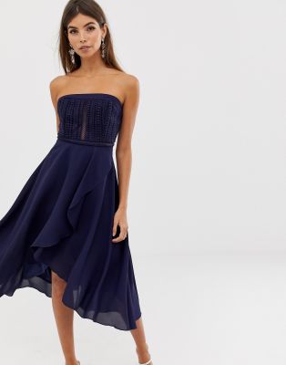 strapless dress asos