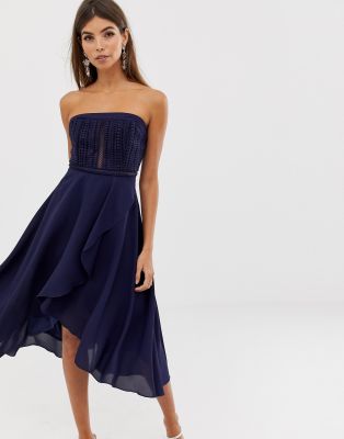 strapless dress asos